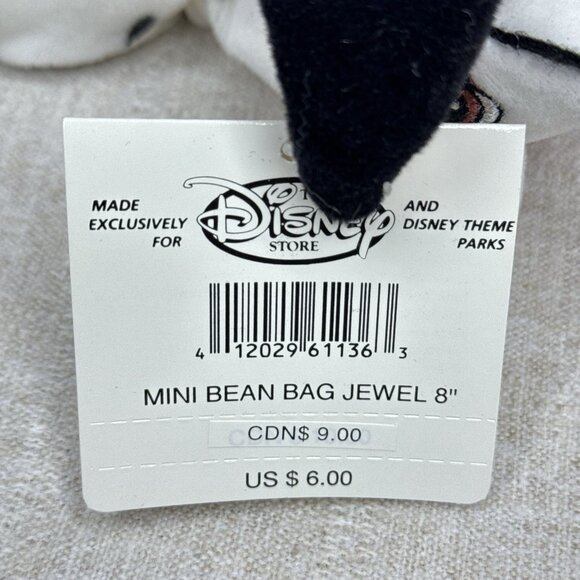 101 Dalmatians Jewel Dog The Disney Store Bean Bag 8" Plush Stuffed Toy - Picture 5 of 5